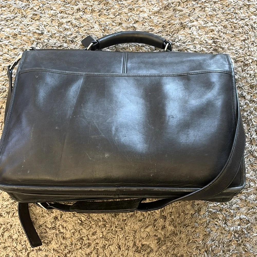 Coach Black Leather Briefcase - Picture 5 of 16